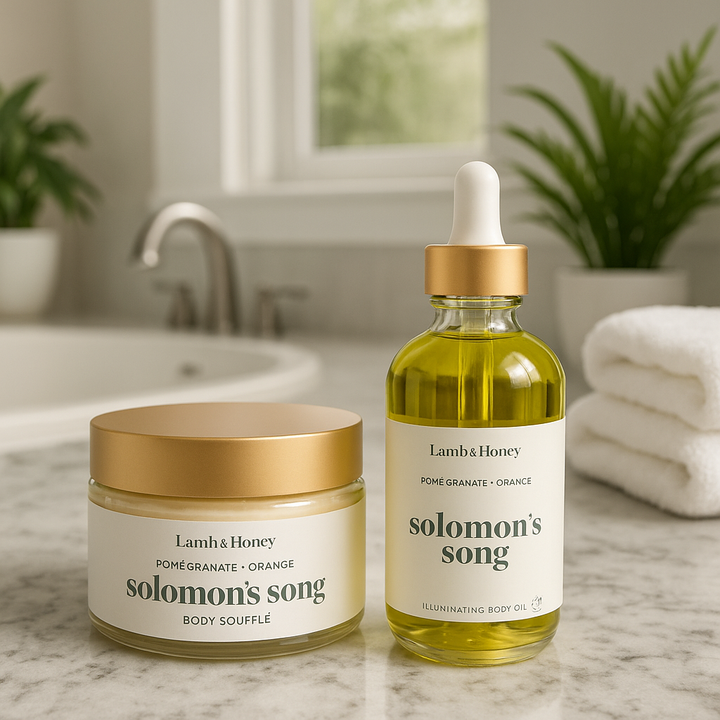 body oil and body butter